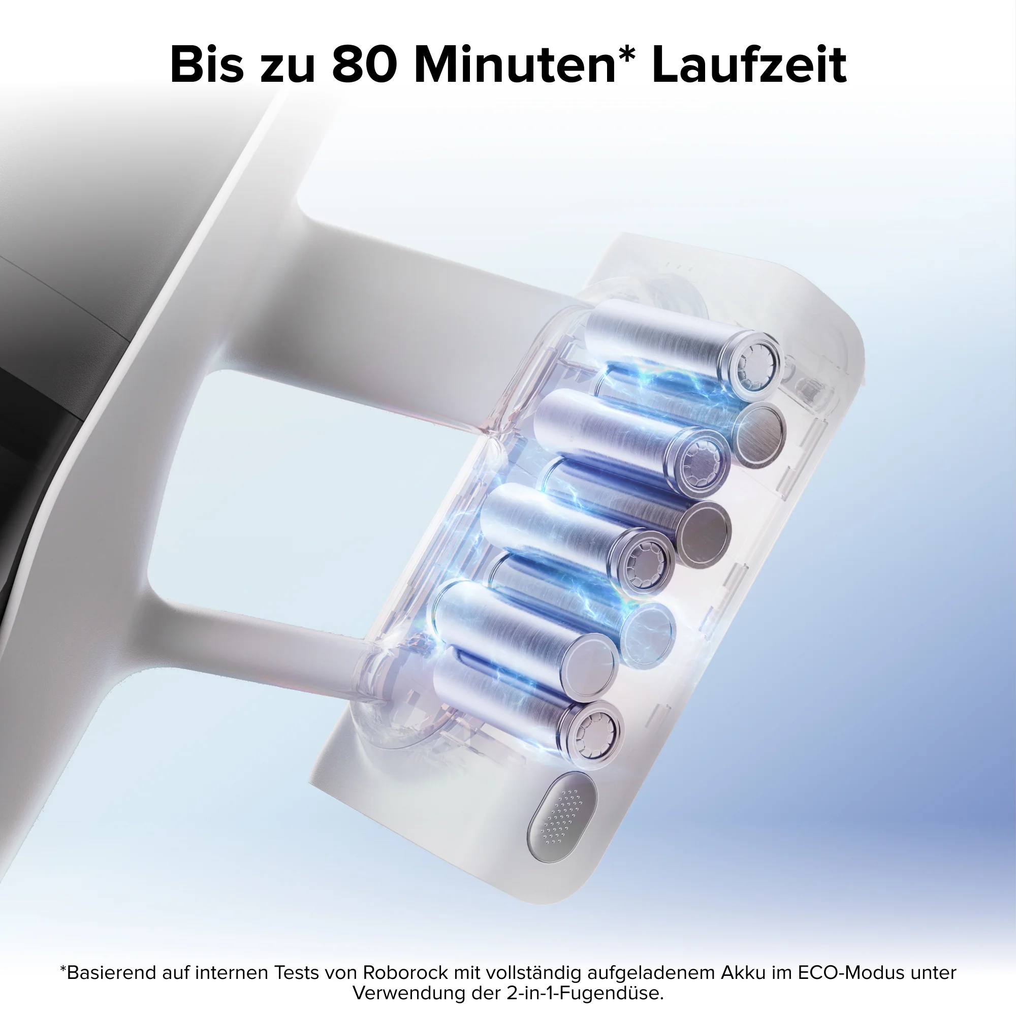 Roborock 8-Zellen 2500mAh Lithium-Ionen-Akku für H60 Hub Pro/H60 Pro – Hohe Kapazität für Längere Laufzeit, Kompatibel mit kabellosen Handstaubsaugern - Image 4