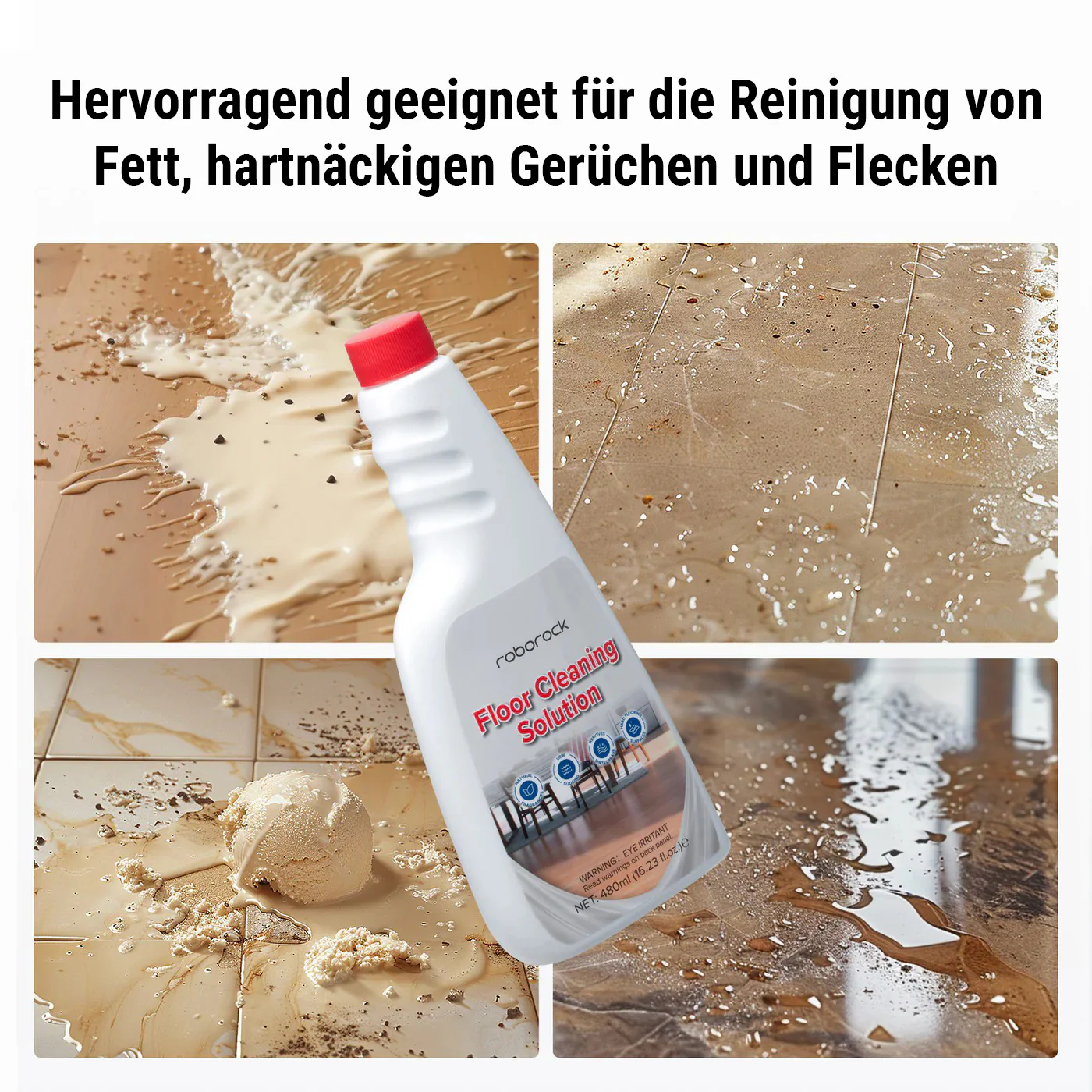 Roborock-Bodenreinigungslösung für Roboterstaubsauger und Nass-Trocken-Staubsauger *2 Stück - Image 3