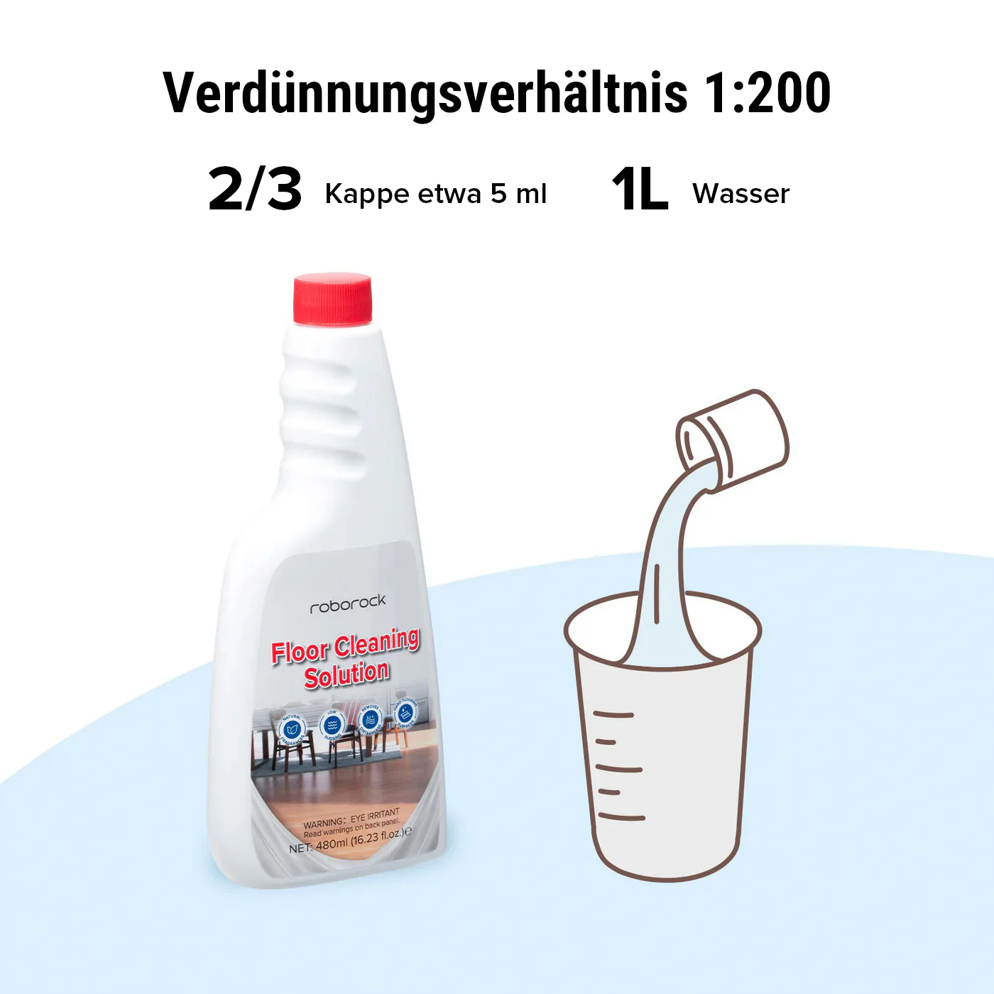Roborock-Bodenreinigungslösung für Roboterstaubsauger und Nass-Trocken-Staubsauger *2 Stück - Image 4