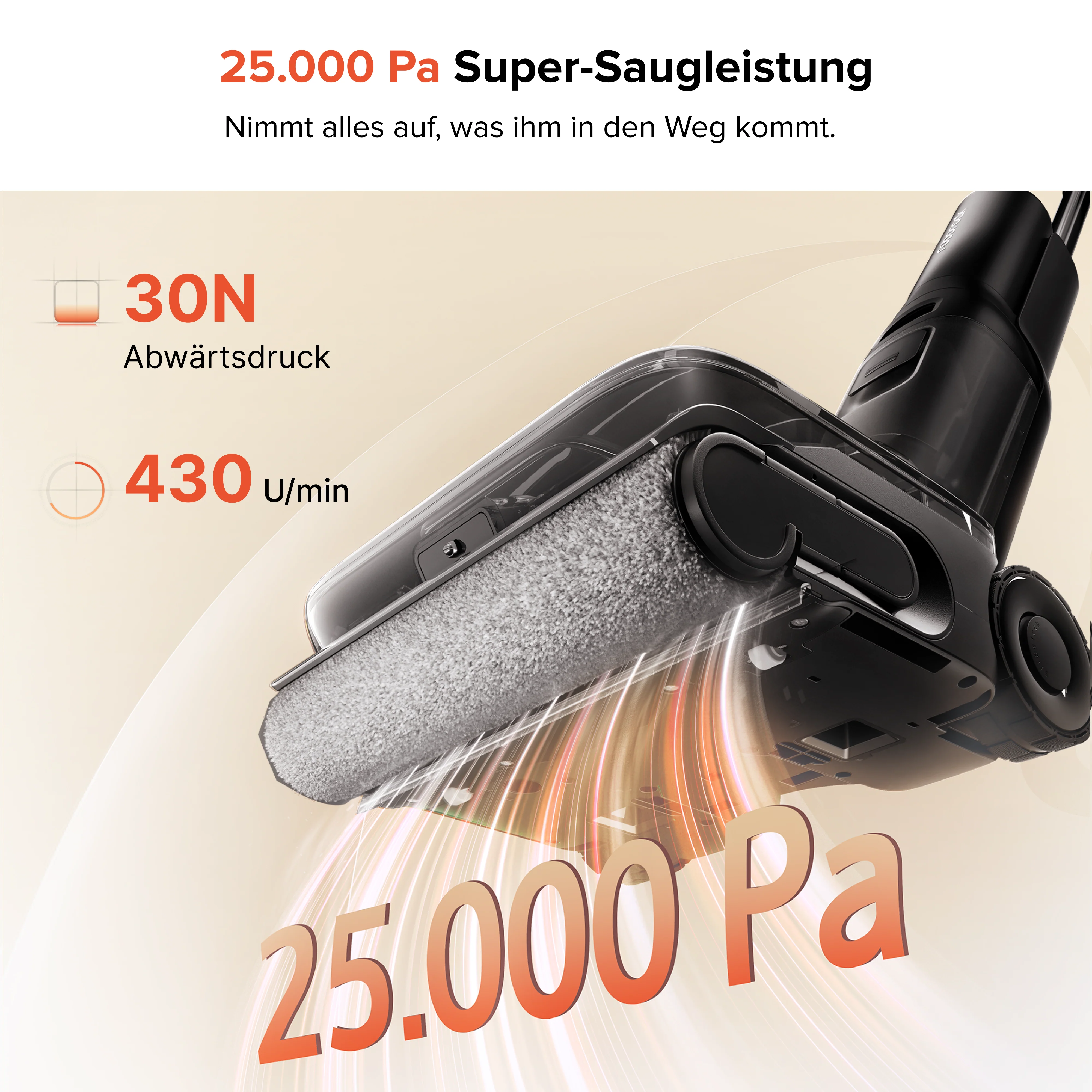 Roborock F25 ACE Pro Nass-Trocken-Staubsauger mit JetFoaming™-Reinigung - Image 3