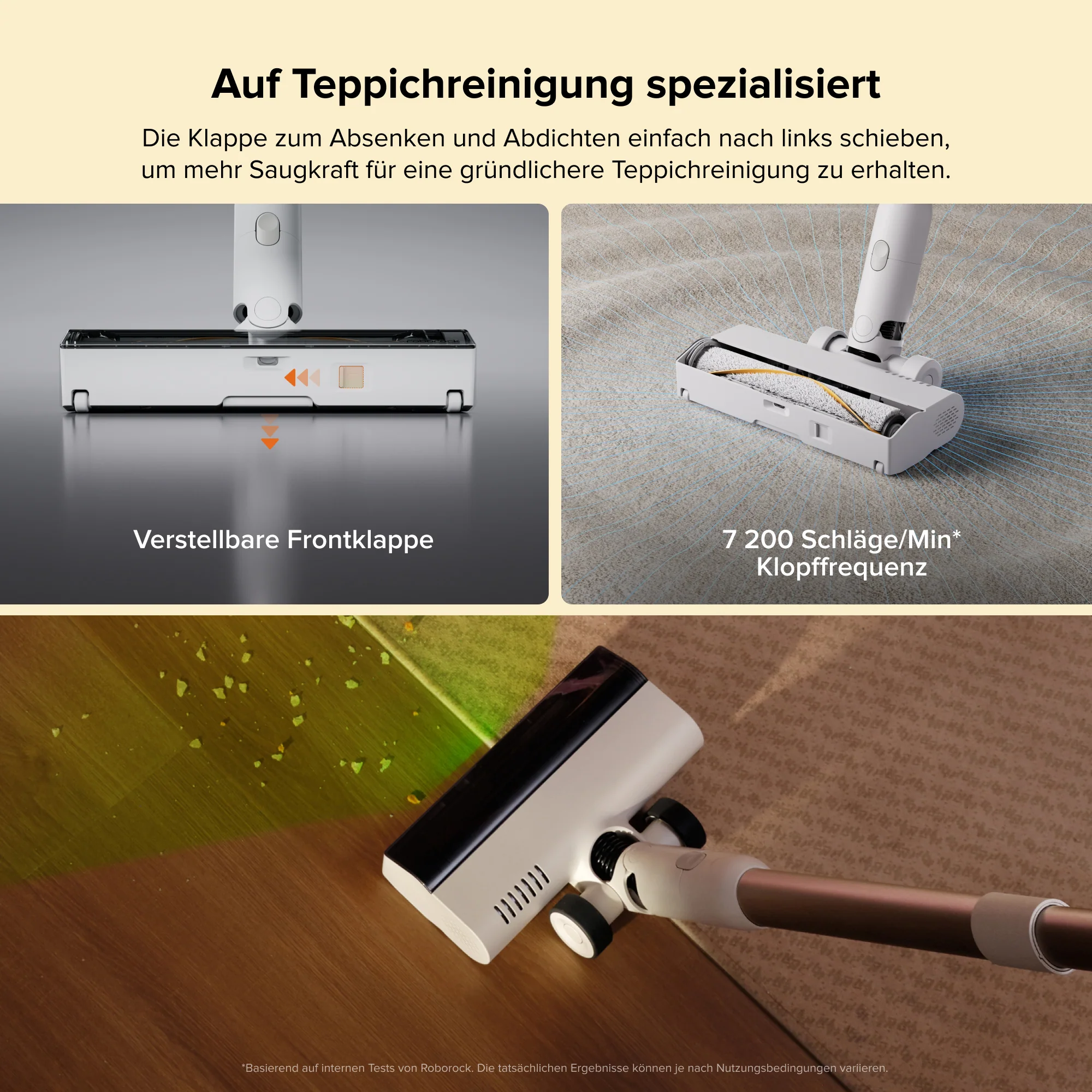 Roborock H60 Hub Akku-Staubsauger mit Absaugstation - Image 11