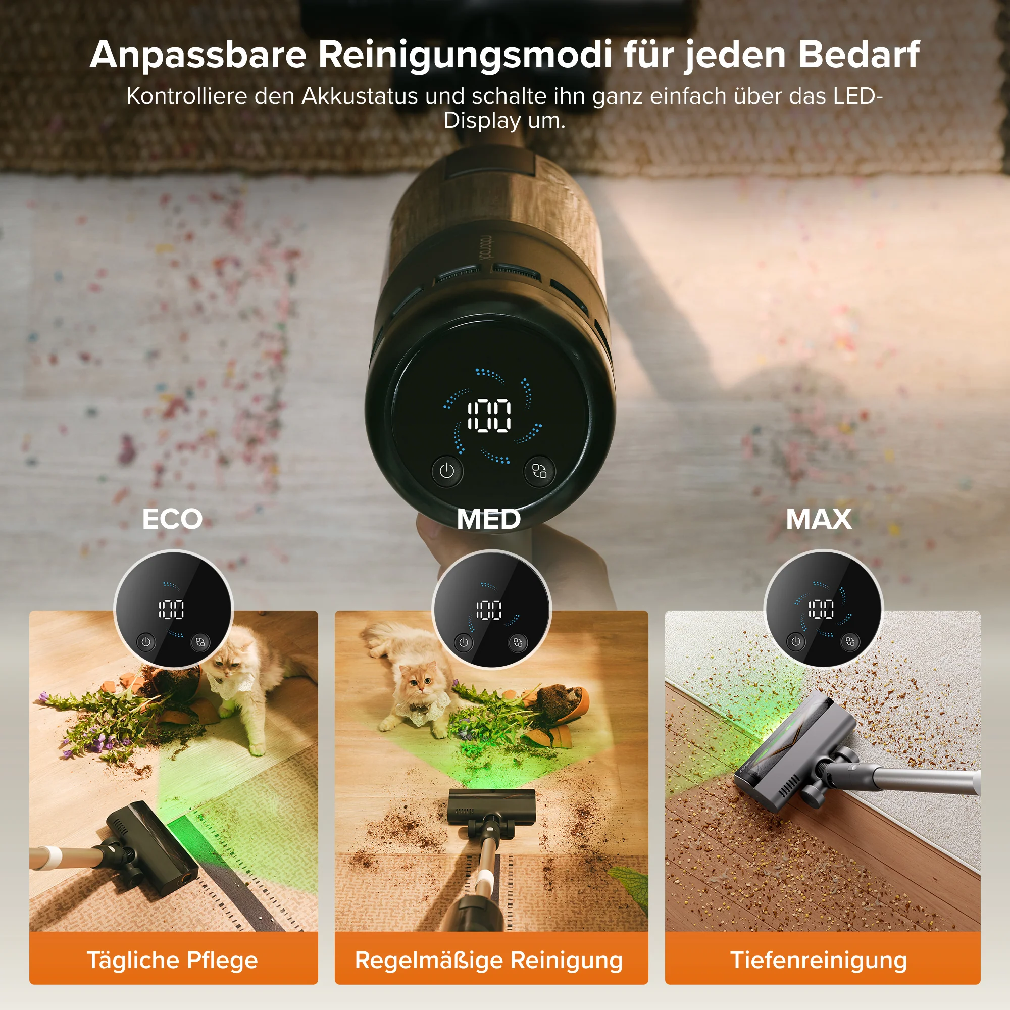 Roborock H60 Hub Pro Akku-Staubsauger mit Absaugstation - Image 7