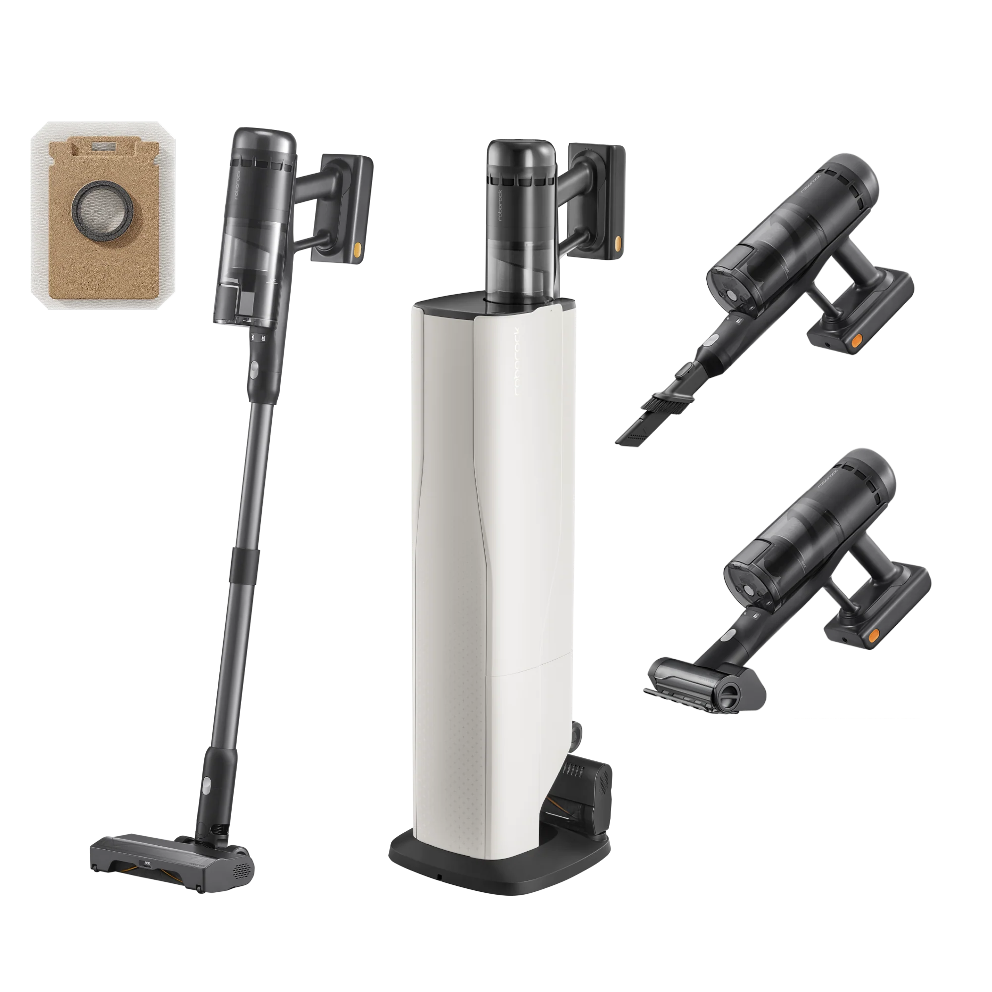 Roborock H60 Hub Ultra Akku-Staubsauger mit Absaugstation