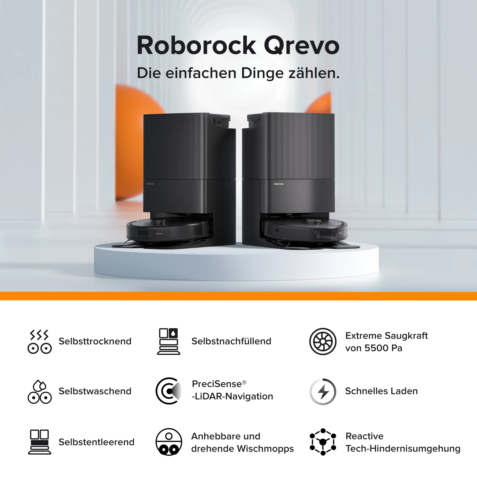 Roborock Qrevo Saugroboter mit Multifunktions-Dockingstation - Image 10