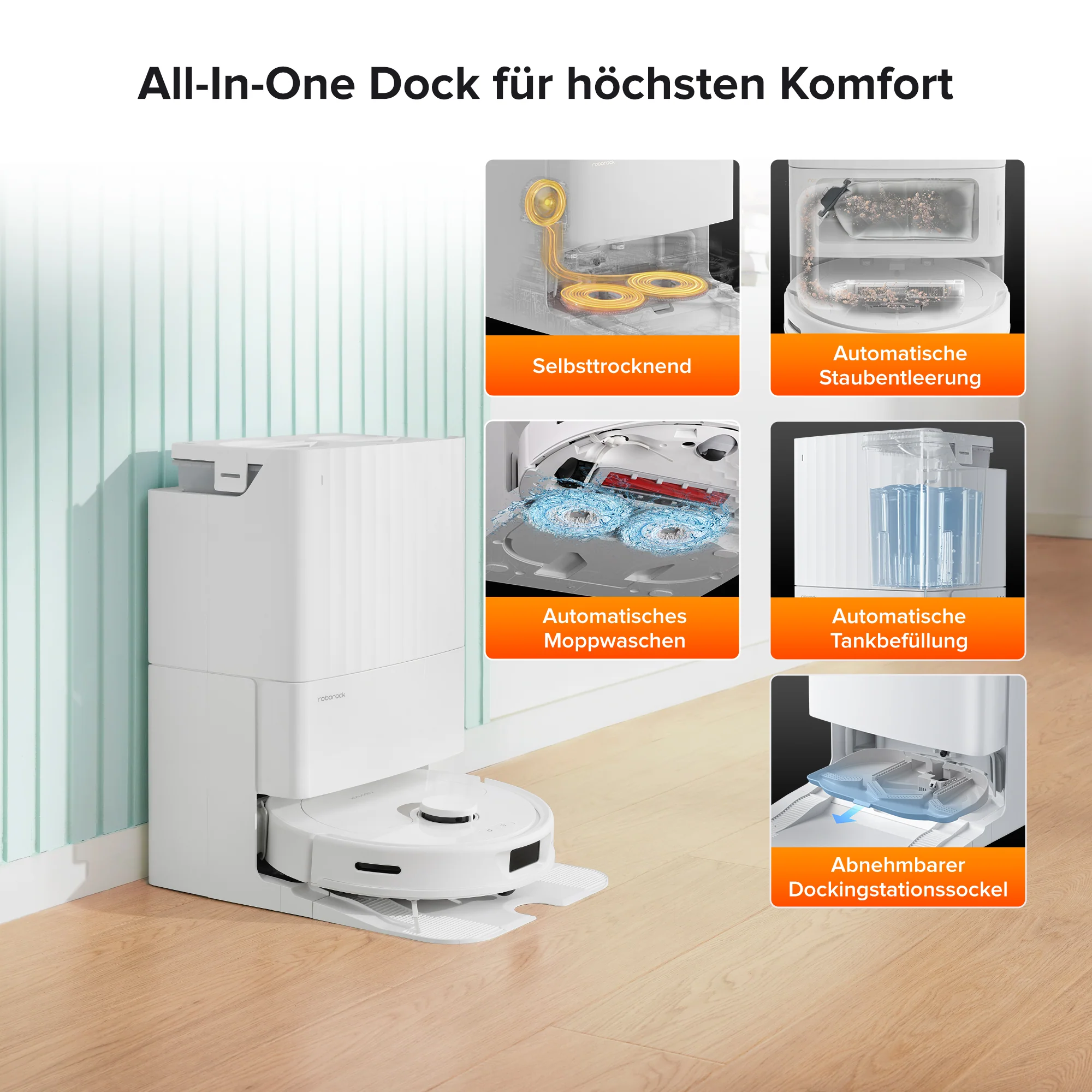 Roborock Qrevo Saugroboter mit Multifunktions-Dockingstation - Image 3