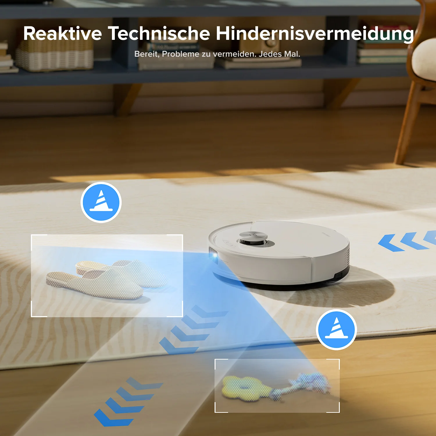 Roborock Q10 S5+ Set Saug- und Wischroboter mit Auto-Entleerungsstation mit zwei zusätzlichen Staubbeuteln - Image 17