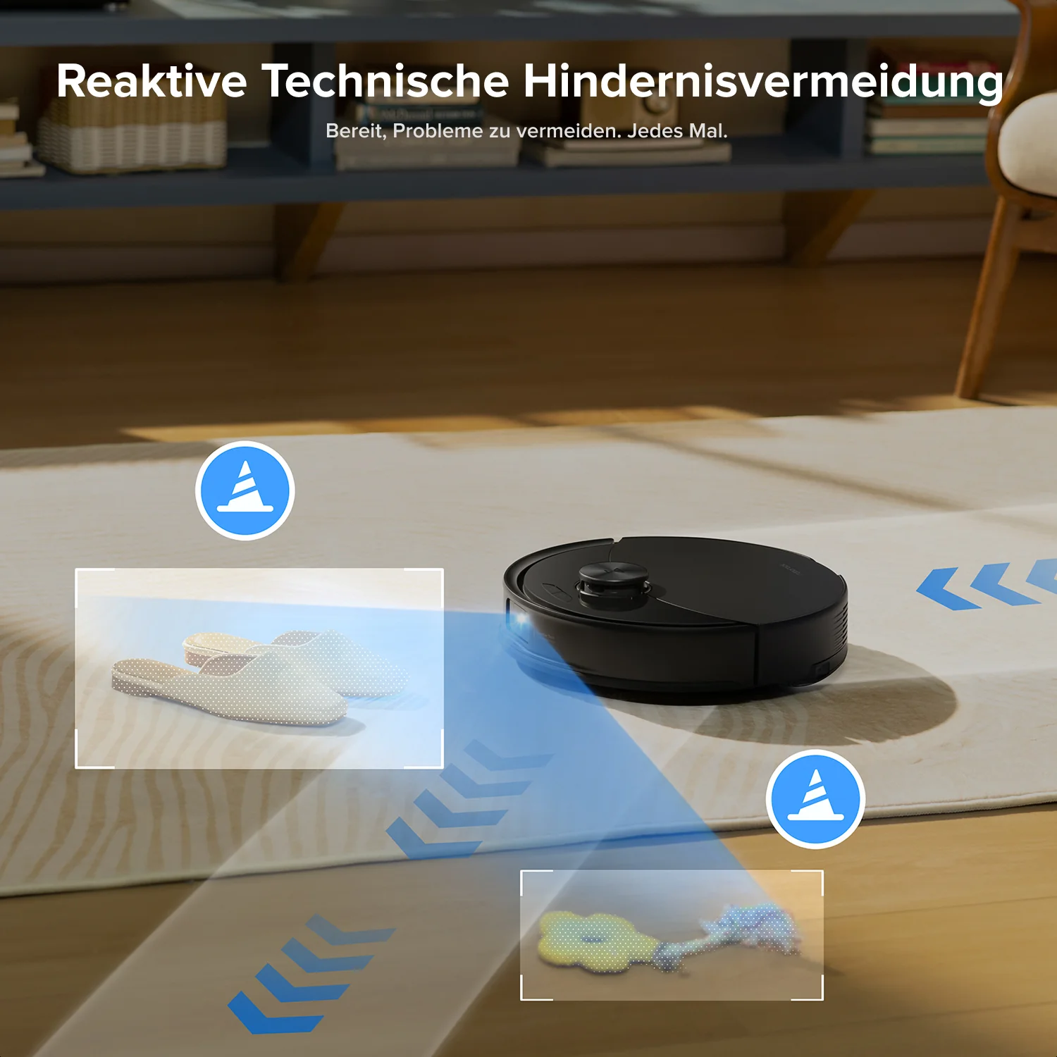 Roborock Q10 S5+ Set Saug- und Wischroboter mit Auto-Entleerungsstation mit zwei zusätzlichen Staubbeuteln - Image 8