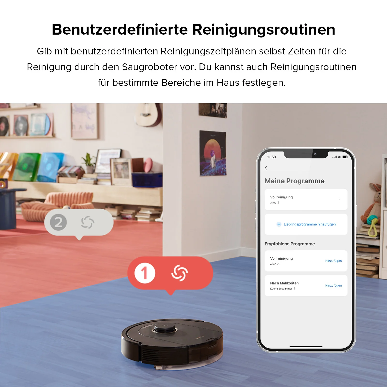 Roborock Q5 Pro+ Saug- und Wischroboter mit Auto-Entleerungsstation - Image 8