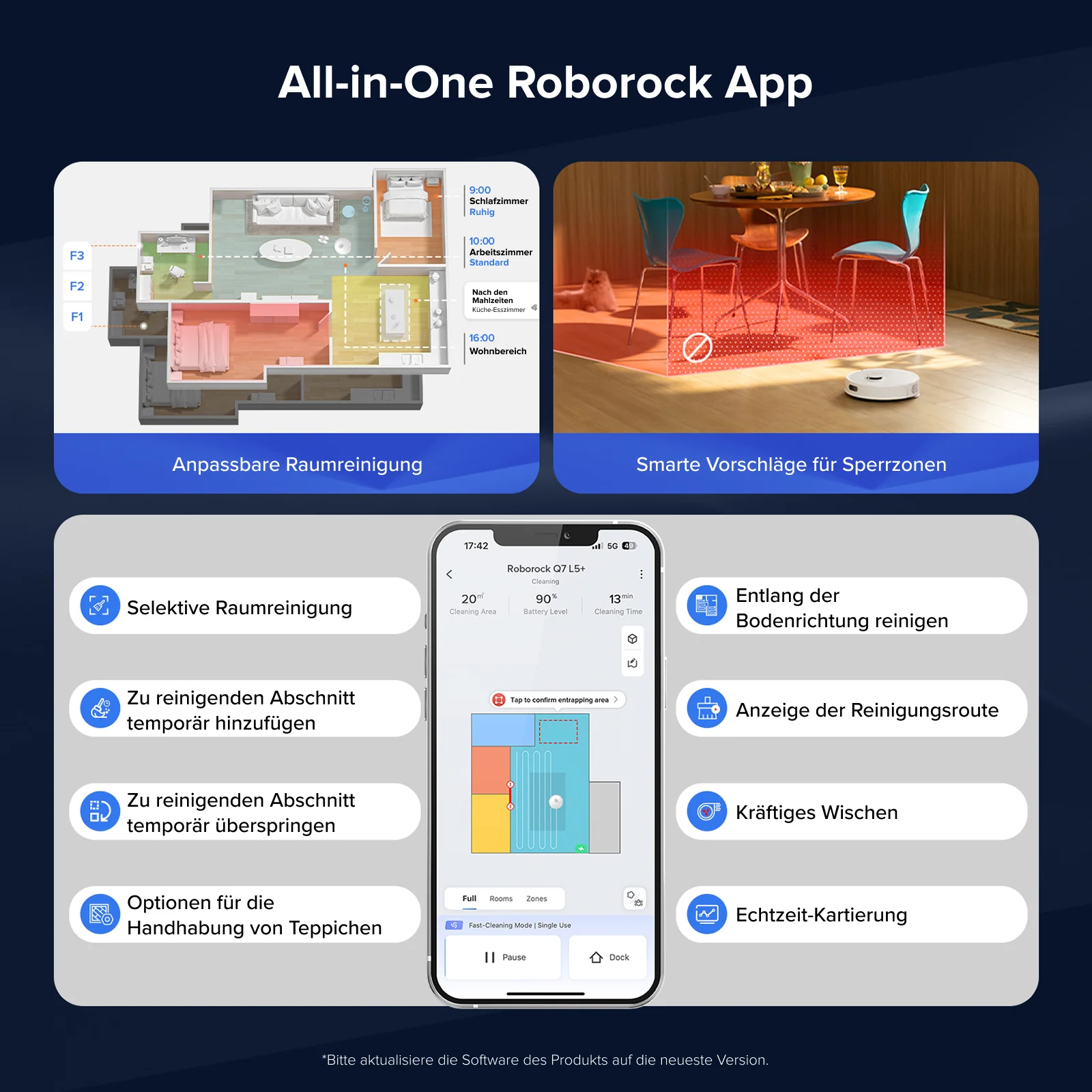 Roborock Q7 L5+ Saug- und Wischroboter mit Auto-Entleerungsstation - Image 8