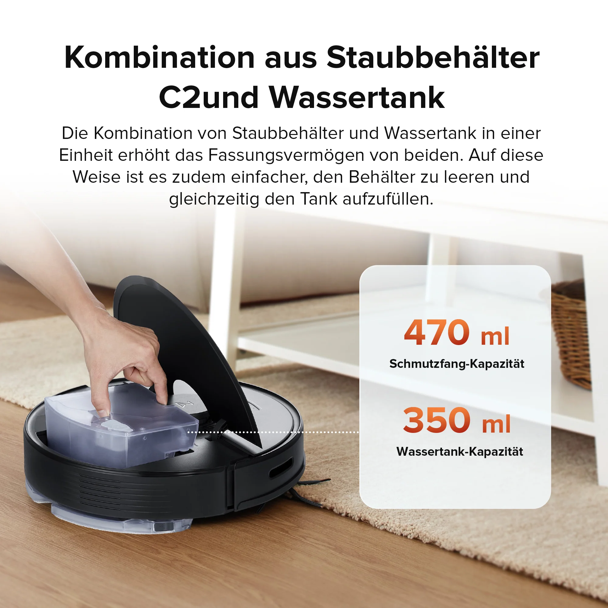 Roborock Q7 Max+ Saug- und Wischroboter mit Auto-Entleerungsstation - Image 16