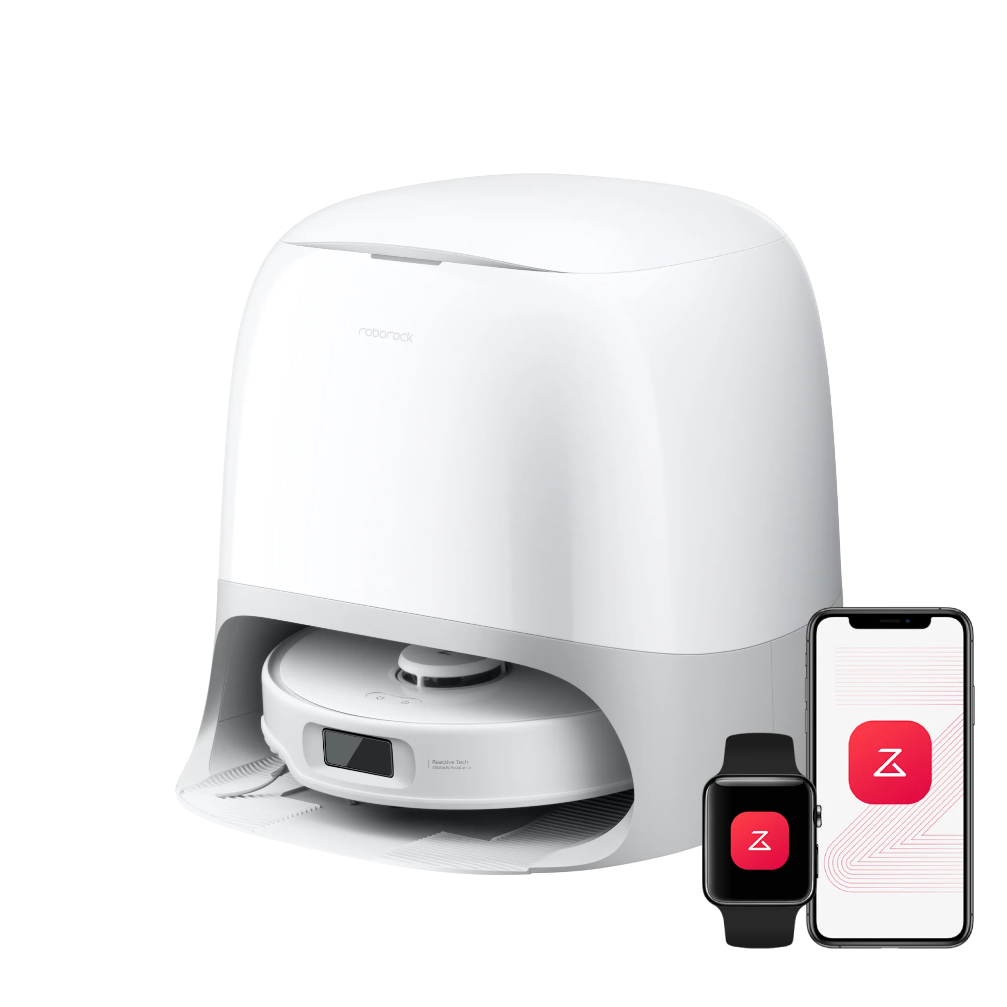 「Generalüberholt – 90 % wie neu」Roborock Qrevo Curv S5X Saugroboter mit DuoDivide® Hauptbürste und Multifunktions-Dockingstation 3.0 - Image 2