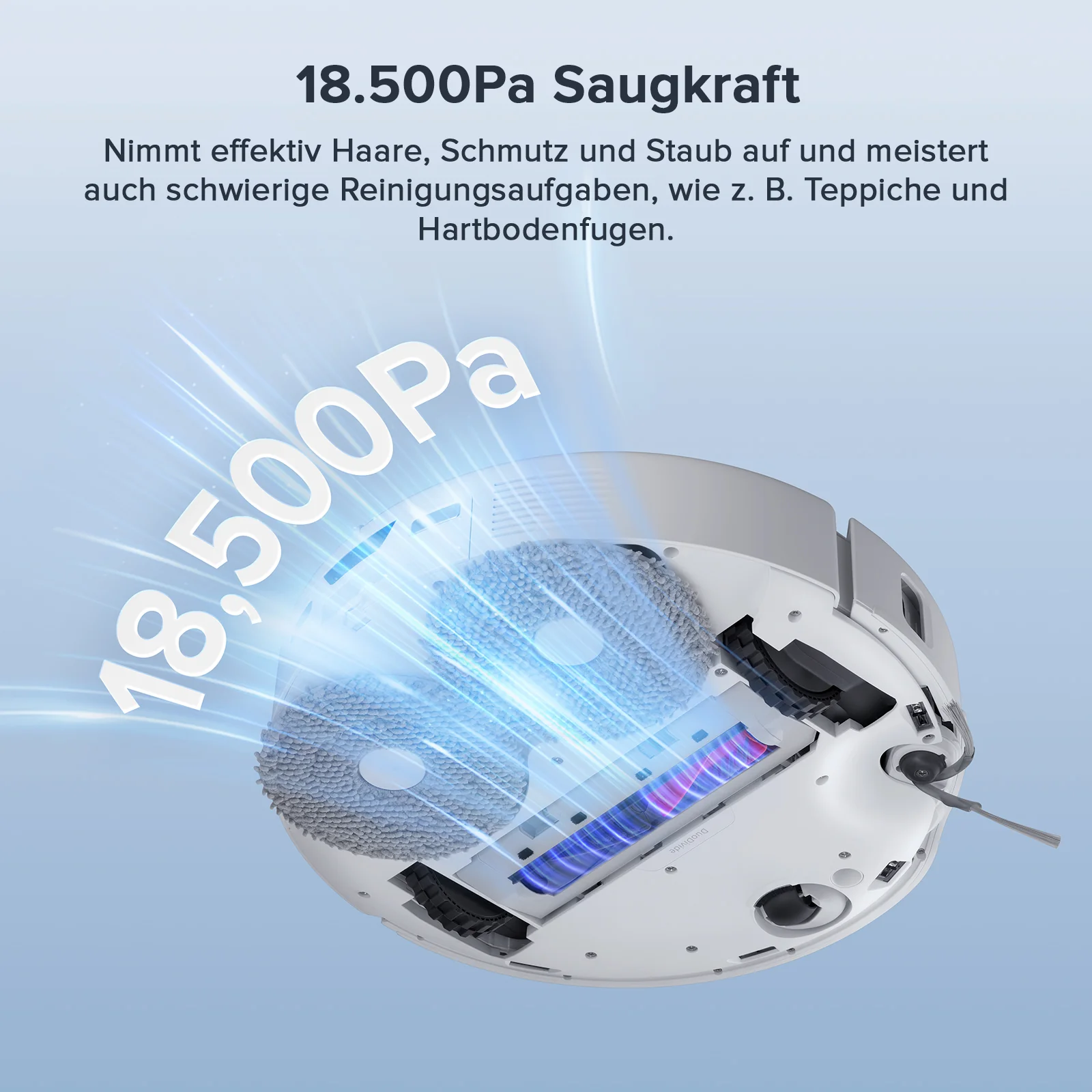 「Generalüberholt – 90 % wie neu」Roborock Qrevo Curv S5X Saugroboter mit DuoDivide® Hauptbürste und Multifunktions-Dockingstation 3.0 - Image 4