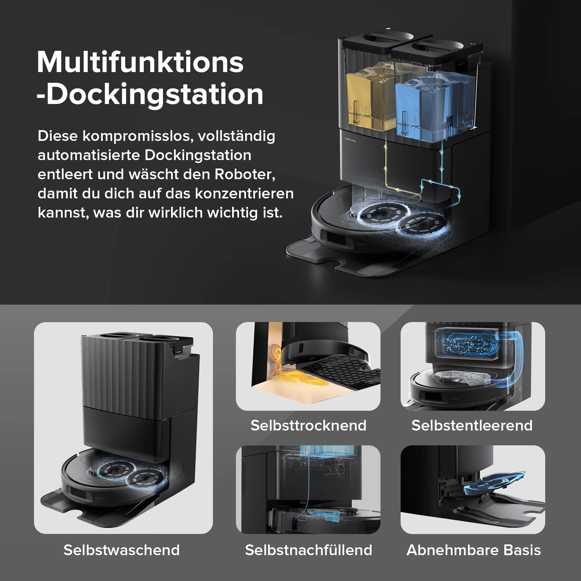 Roborock Qrevo S Saugroboter mit Multifunktions-Dockingstation - Image 10