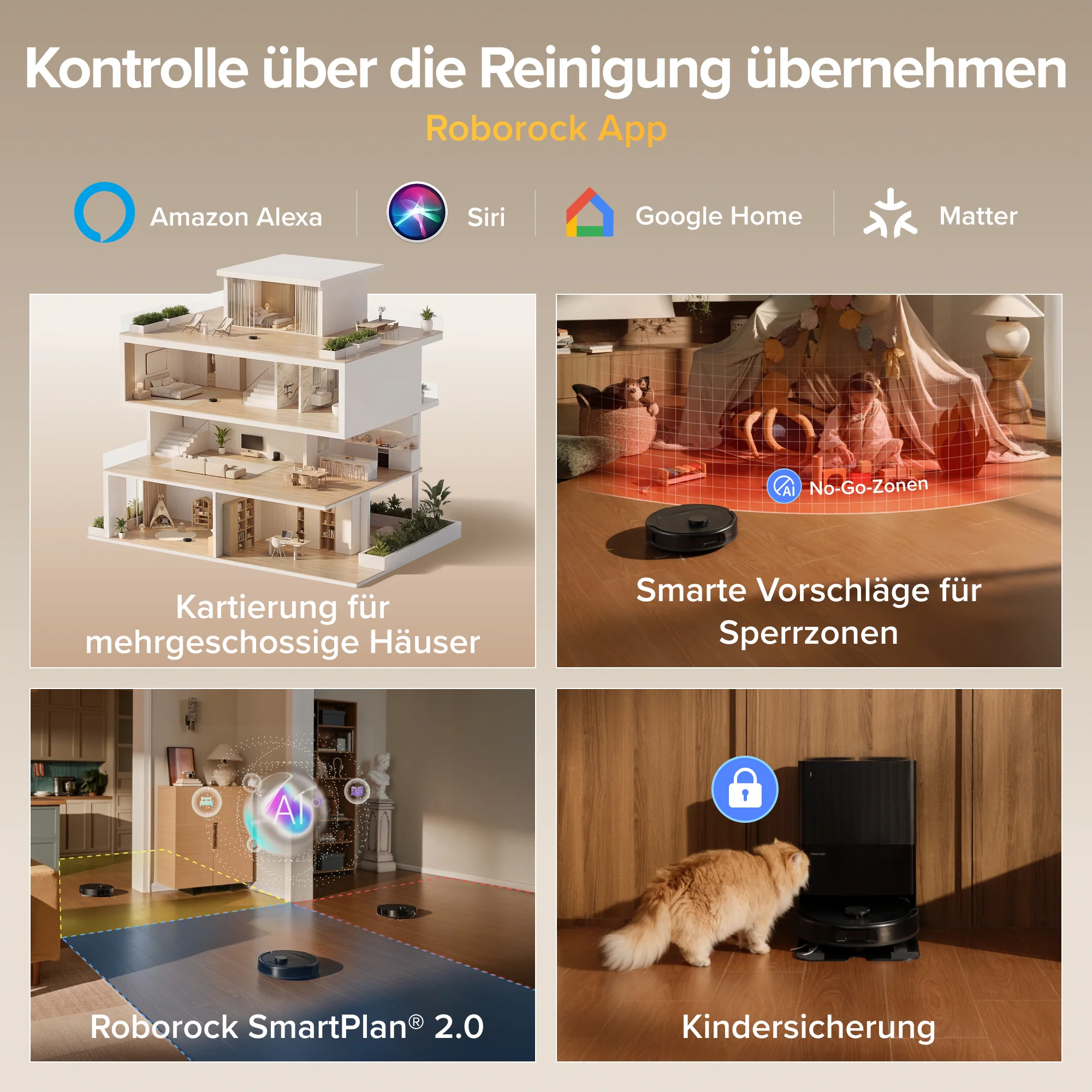 Roborock Qrevo S Pro Saug- und Wischroboter – Saugkraft von 18.500 Pa und Multifunktions-Dockingstation - Image 17