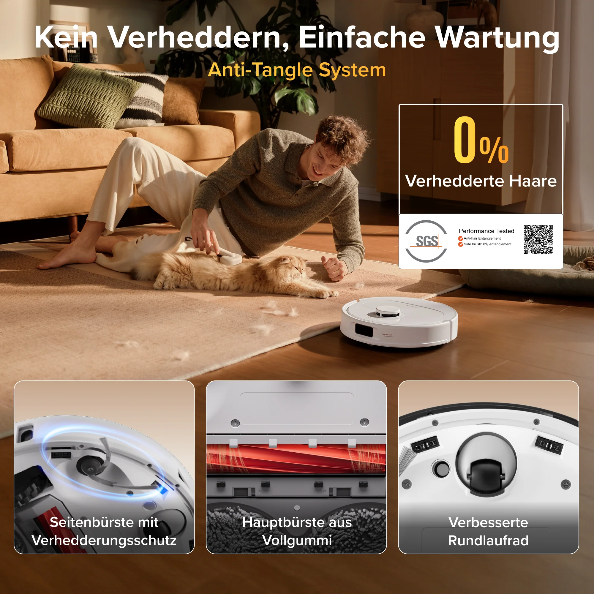 Roborock Qrevo S Pro Saug- und Wischroboter – Saugkraft von 18.500 Pa und Multifunktions-Dockingstation - Image 22