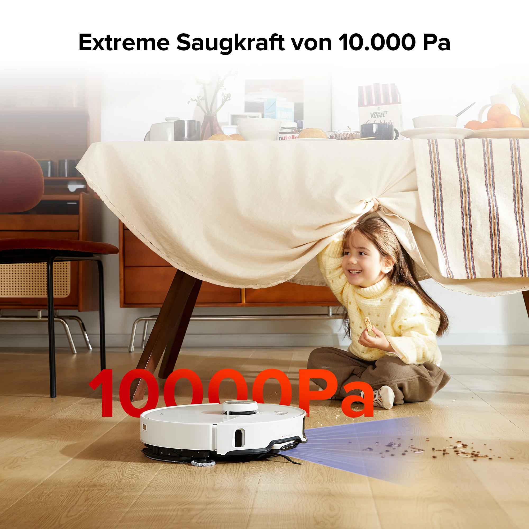 Roborock S8 MaxV Ultra Saugroboter mit 10000Pa extreme Saugkraft und VibraRise® 3.0 Wischsystem - Image 4