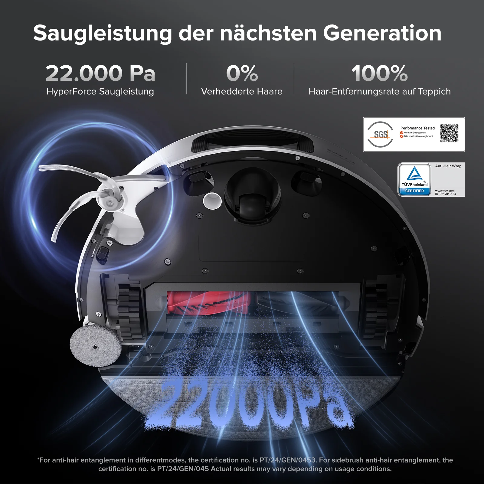 Roborock Saros 10 Saugroboter mit Dual Anti-Tangle System (verbessert von S8 MaxV Ultra) - Image 3
