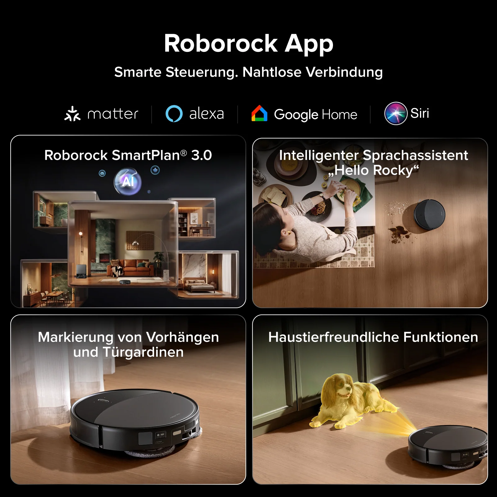 Roborock Saros 20 Set – AdaptiLift™ Chassis 3.0 für die reibungslose Überwindung von Schwellen, mit einer Saugkraft von 36.000 Pa - Image 9