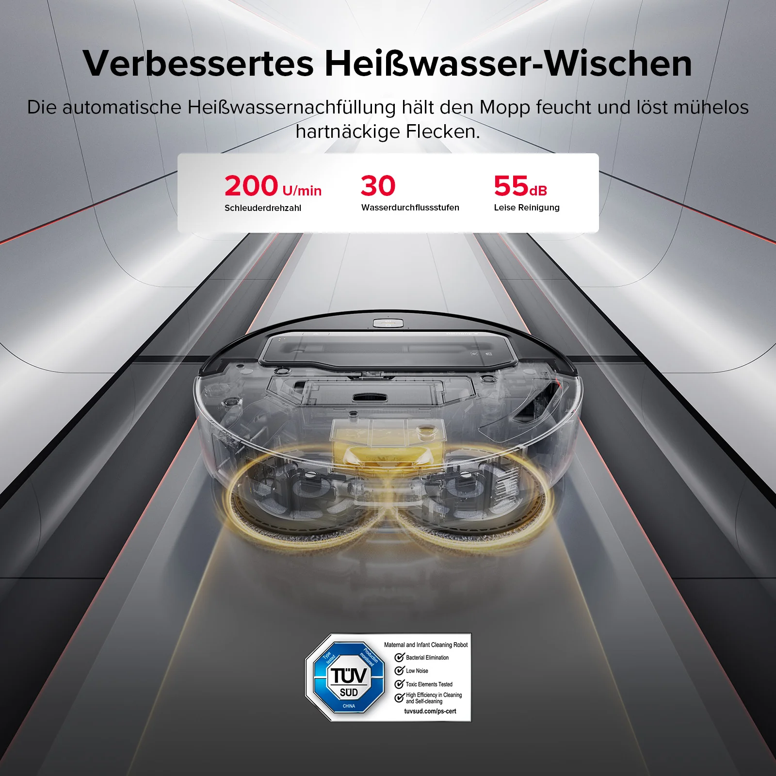 Roborock Saros Z70 Staubsaugerroboter mit mechanischem OmniGrip™ Arm - Image 7