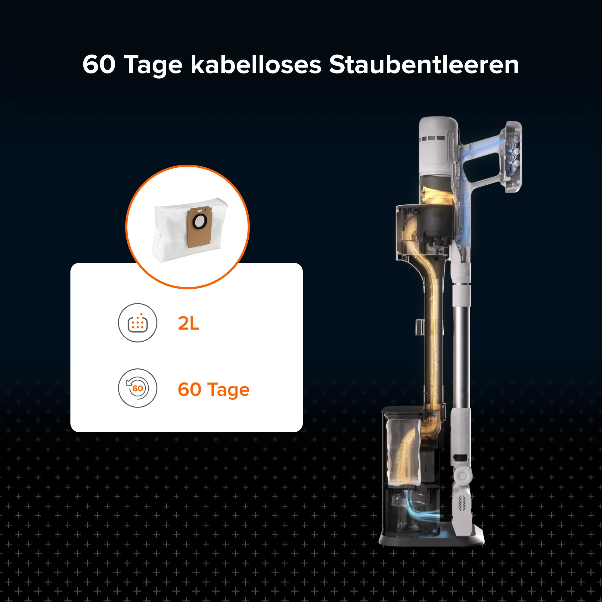 Roborock Staubbeutel (12 Stück) für H60 Hub, 2 L - Image 2