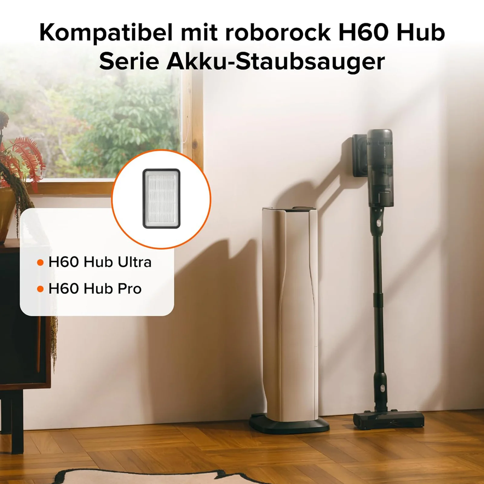 Roborock Original Waschbarer Filter für H60 Hub Ultra und H60 Hub Pro Stielstaubsauger - Image 4