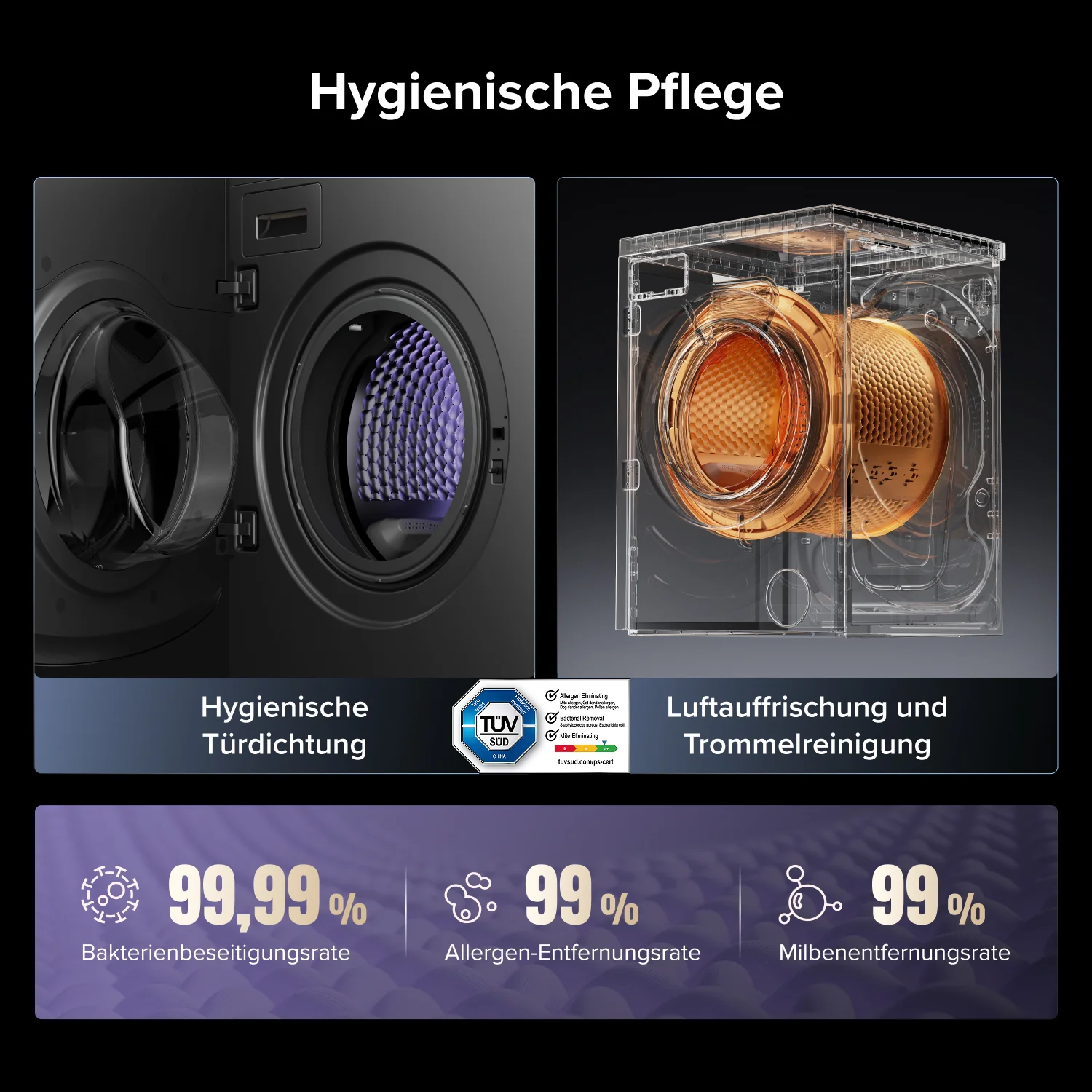 Roborock Zeo X Waschtrockner mit der Zeo-Cycle® Trocknungstechnologie - Image 8